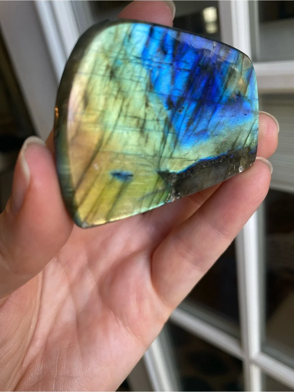 ✨ Double-Sided Blue & Gold Flash Labradorite Freeform ✨